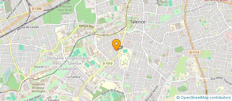 localisation de l'entreprise MONSIEUR ARNAUD BILLARD  TALENCE