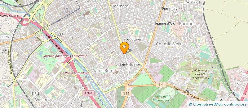 localisation de l'entreprise MONSIEUR ARNAUD BINZEN à REIMS