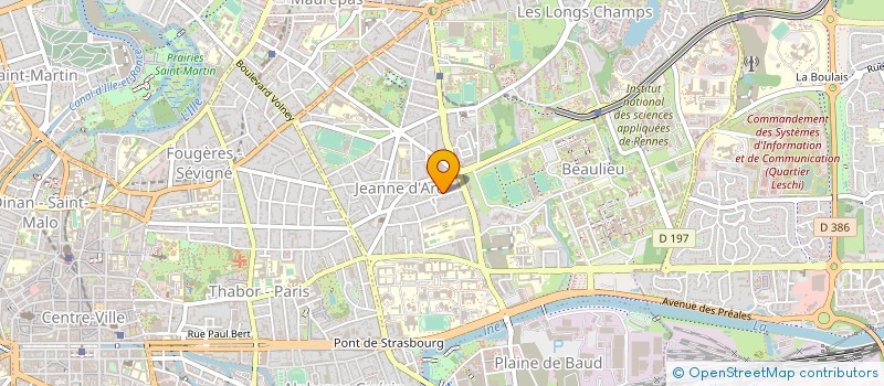 localisation de l'entreprise MONSIEUR ARNAUD BIRABEN à RENNES