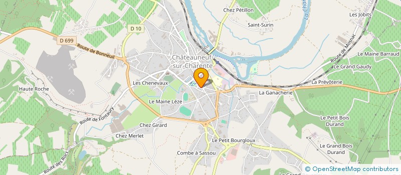 localisation de l'entreprise MONSIEUR ARNAUD BIROLLAUD à CHATEAUNEUF-SUR-CHARENTE