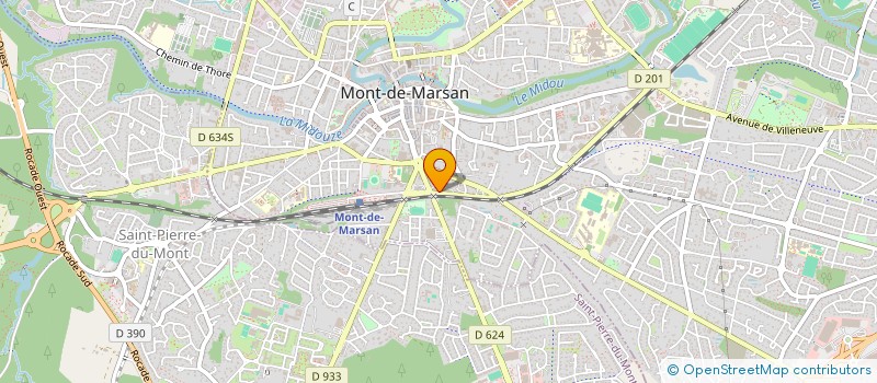 localisation de l'entreprise MONSIEUR ARNAUD BIZIERE  MONT-DE-MARSAN