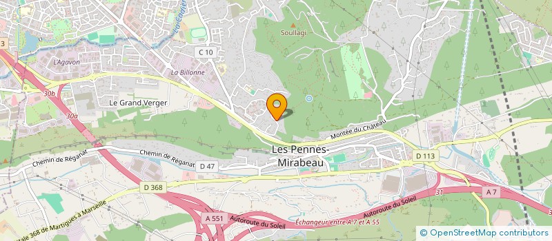 localisation de l'entreprise MONSIEUR ARNAUD BLANC-VINCENT à LES PENNES-MIRABEAU