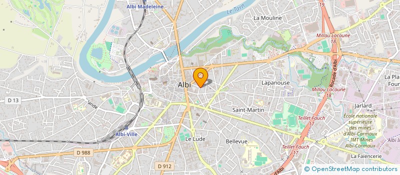 localisation de l'entreprise MONSIEUR ARNAUD BLAQUIER à ALBI