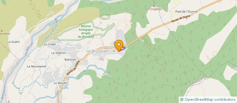 localisation de l'entreprise MONSIEUR ARNAUD BLEHAUT  LE BRUSQUET