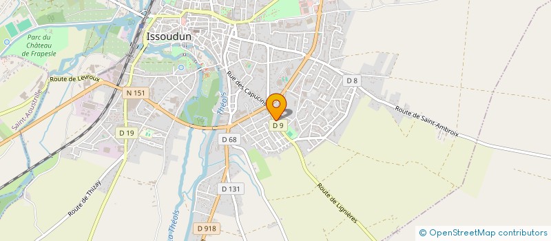 localisation de l'entreprise MONSIEUR ARNAUD BLERON à ISSOUDUN