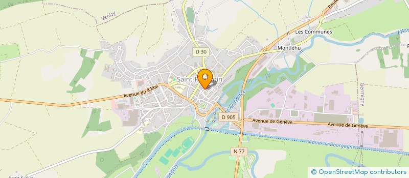 localisation de l'entreprise MONSIEUR ARNAUD BLERY  SAINT-FLORENTIN