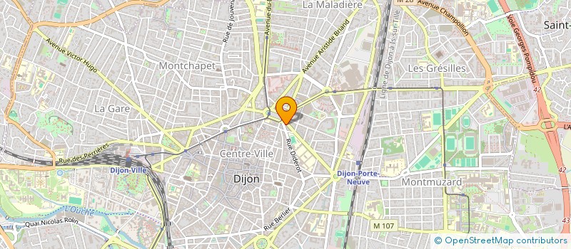 localisation de l'entreprise MONSIEUR ARNAUD BLIGNY  DIJON