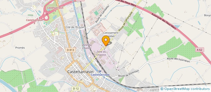 localisation de l'entreprise MONSIEUR ARNAUD BLONDEL  CASTELSARRASIN