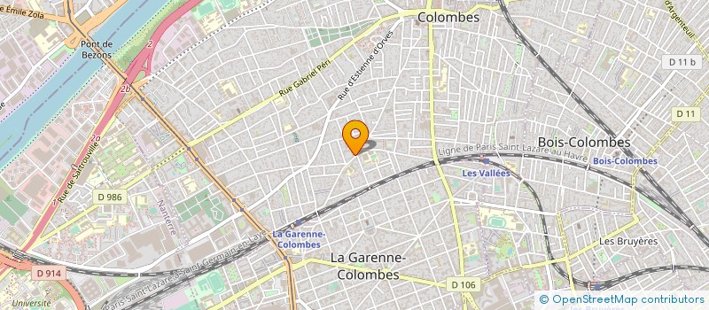localisation de l'entreprise MONSIEUR ARNAUD BLOT à COLOMBES