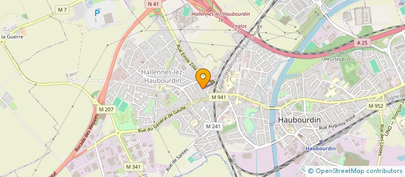 localisation de l'entreprise MONSIEUR ARNAUD BOCQUET à HALLENNES-LEZ-HAUBOURDIN