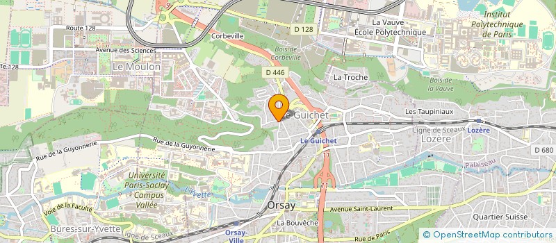 localisation de l'entreprise MONSIEUR ARNAUD BODAIRE  ORSAY