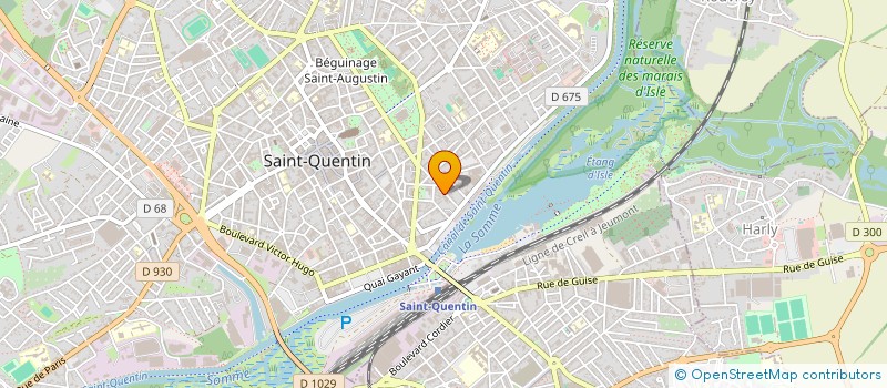 localisation de l'entreprise MONSIEUR ARNAUD BODAS à SAINT-QUENTIN