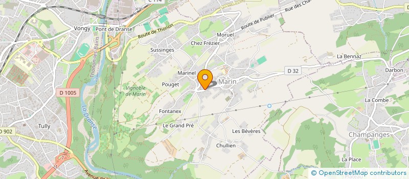 localisation de l'entreprise MONSIEUR ARNAUD BODQUIN  MARIN