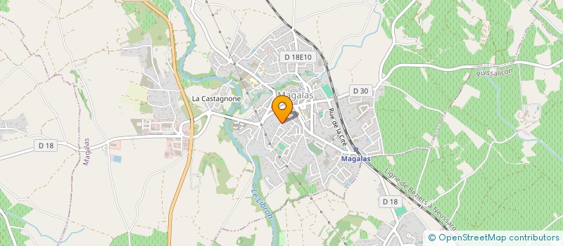 localisation de l'entreprise MONSIEUR ARNAUD BOEGLIN à MAGALAS