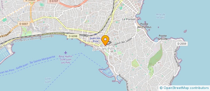 localisation de l'entreprise MONSIEUR ARNAUD BOISSEAU  ANTIBES