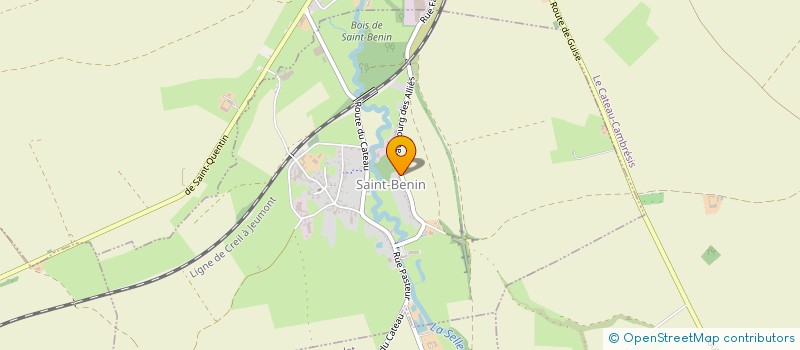 localisation de l'entreprise MONSIEUR ARNAUD BOITREL  SAINT-BENIN