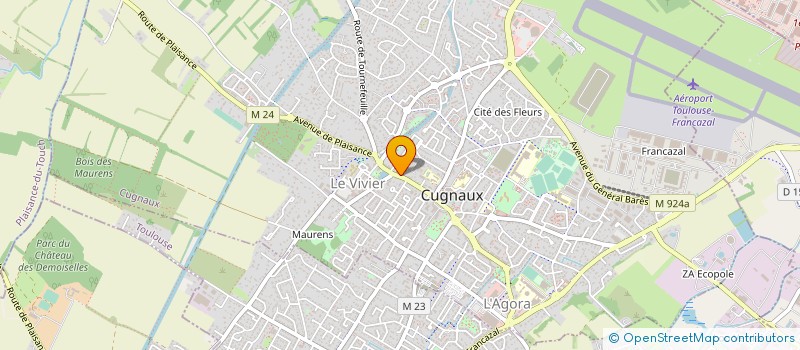 localisation de l'entreprise MONSIEUR ARNAUD BOITTE  CUGNAUX