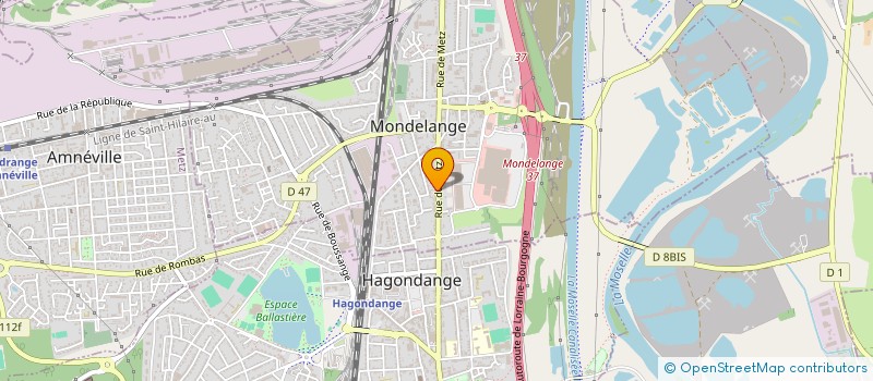 localisation de l'entreprise MONSIEUR ARNAUD BOLLINGER à MONDELANGE