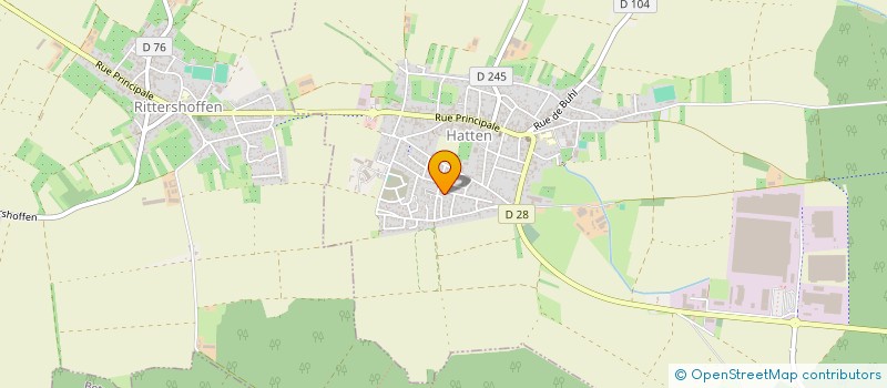 localisation de l'entreprise MONSIEUR ARNAUD BONGEOT-MINET  HATTEN