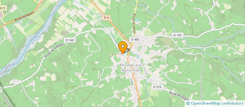 localisation de l'entreprise MONSIEUR ARNAUD BONIN  MIRABEL-AUX-BARONNIES