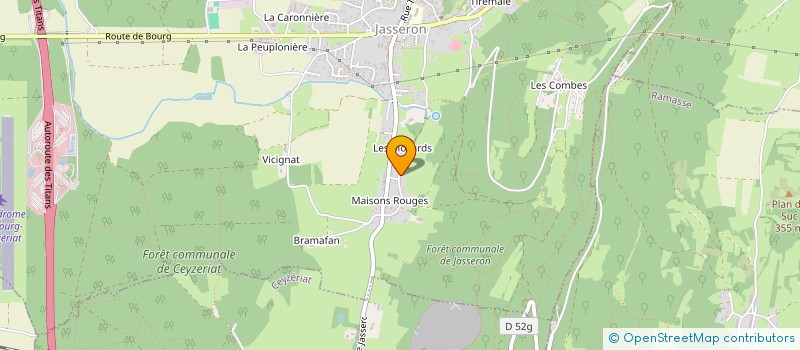 localisation de l'entreprise MONSIEUR ARNAUD BONIN  JASSERON