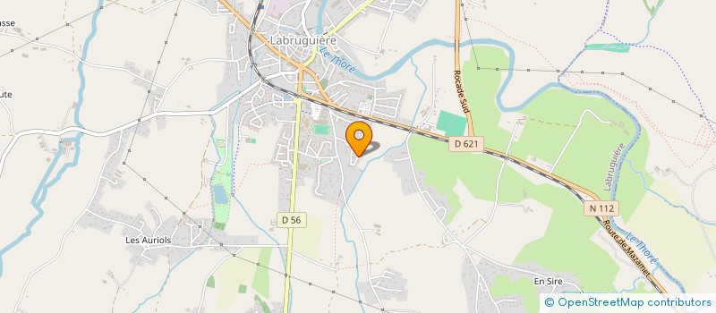 localisation de l'entreprise MONSIEUR ARNAUD BONNEFOUX  LABRUGUIERE