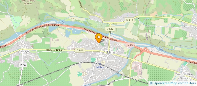 localisation de l'entreprise MONSIEUR ARNAUD BONNETON  MILLAS