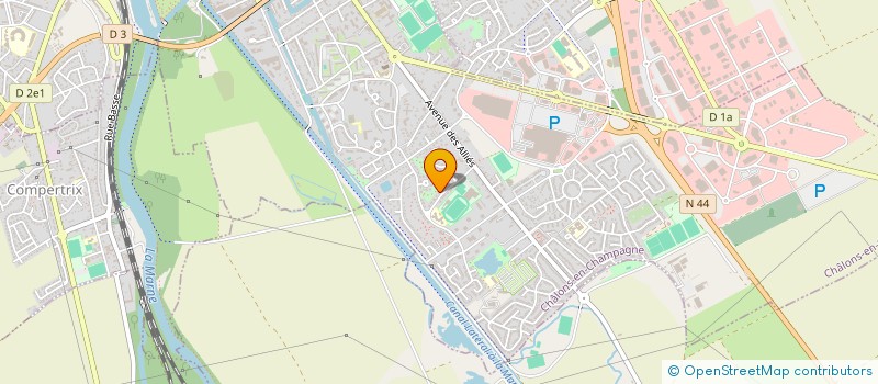 localisation de l'entreprise MONSIEUR ARNAUD BONTEMPS  CHALONS-EN-CHAMPAGNE