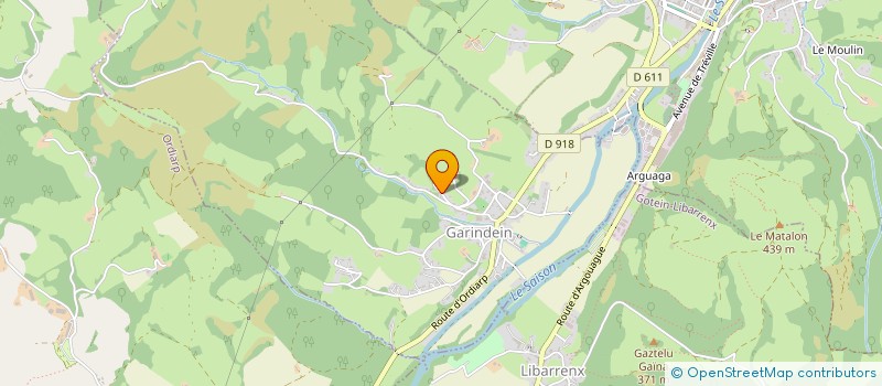 localisation de l'entreprise MONSIEUR ARNAUD BORDAGARAY  AUSSURUCQ