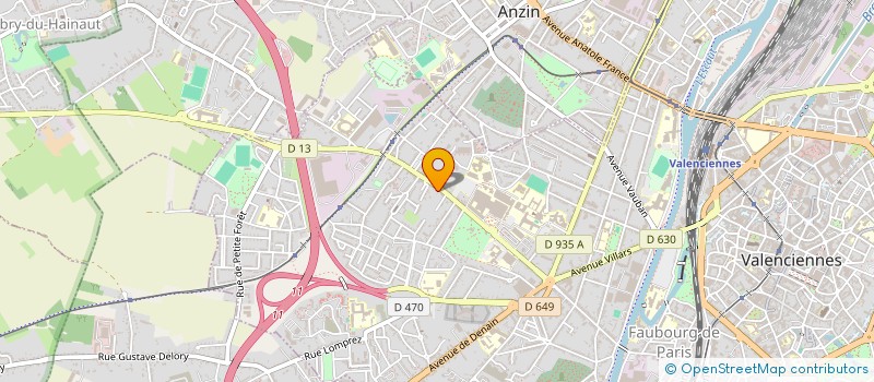 localisation de l'entreprise MONSIEUR ARNAUD BORUCHOWICZ à VALENCIENNES
