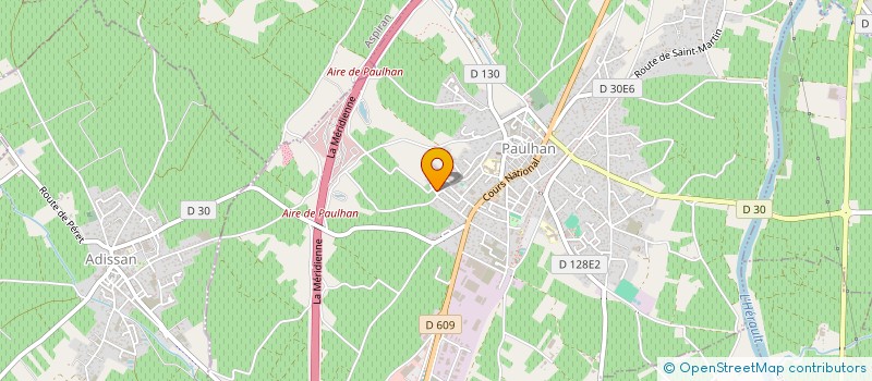 localisation de l'entreprise MONSIEUR ARNAUD BORY  PAULHAN