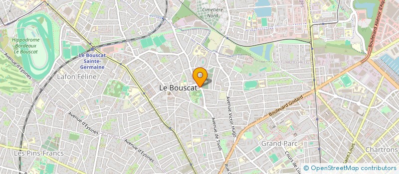 localisation de l'entreprise MONSIEUR ARNAUD BOSSARD à LE BOUSCAT
