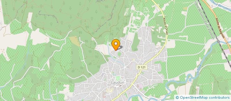 localisation de l'entreprise MONSIEUR ARNAUD BOUCARD  LAUDUN-L'ARDOISE