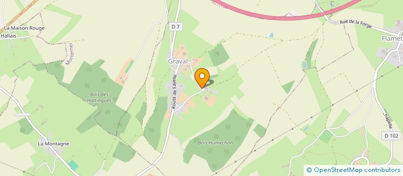 localisation de l'entreprise MONSIEUR ARNAUD BOUDART  GRAVAL