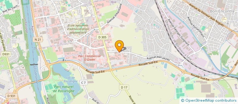 localisation de l'entreprise MONSIEUR ARNAUD BOUDON  BOE