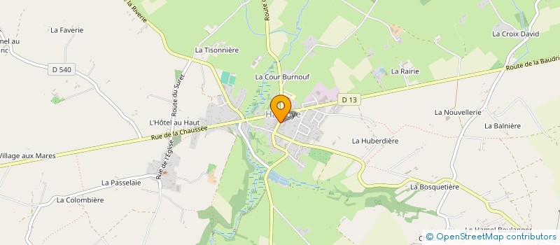 localisation de l'entreprise MONSIEUR ARNAUD BOUET à HAMBYE