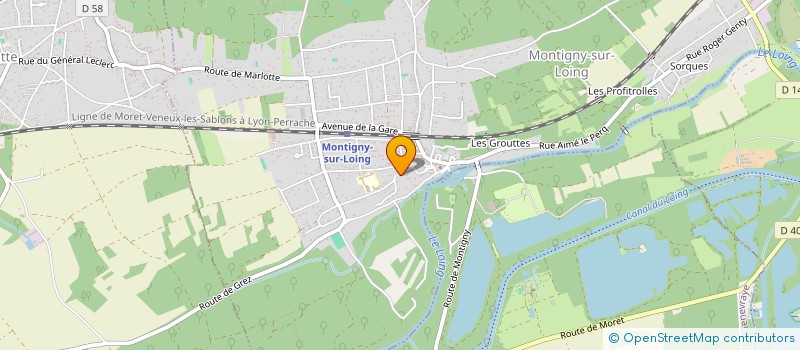 localisation de l'entreprise MONSIEUR ARNAUD BOUGNOUX  MONTIGNY-SUR-LOING