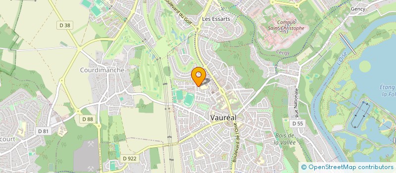 localisation de l'entreprise MONSIEUR ARNAUD BOUQUEREL  VAUREAL