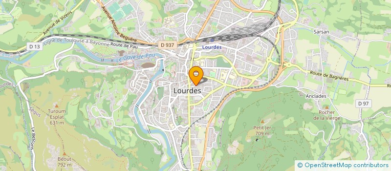 localisation de l'entreprise MONSIEUR ARNAUD BOUQUET à LOURDES