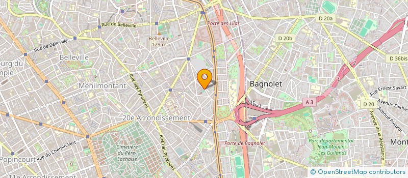 localisation de l'entreprise MONSIEUR ARNAUD BOURG  PARIS