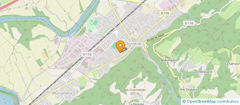 localisation de l'entreprise MONSIEUR ARNAUD BOURGEAT  DOMENE