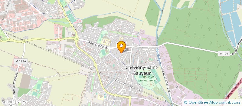 localisation de l'entreprise MONSIEUR ARNAUD BOURGEOIS à CHEVIGNY-SAINT-SAUVEUR