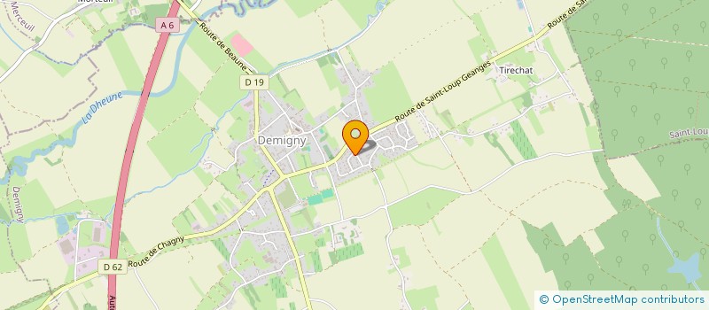 localisation de l'entreprise MONSIEUR ARNAUD BOURGEOIS  DEMIGNY