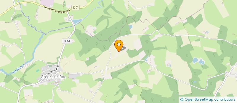 localisation de l'entreprise MONSIEUR ARNAUD BOURGERIE  THELIGNY