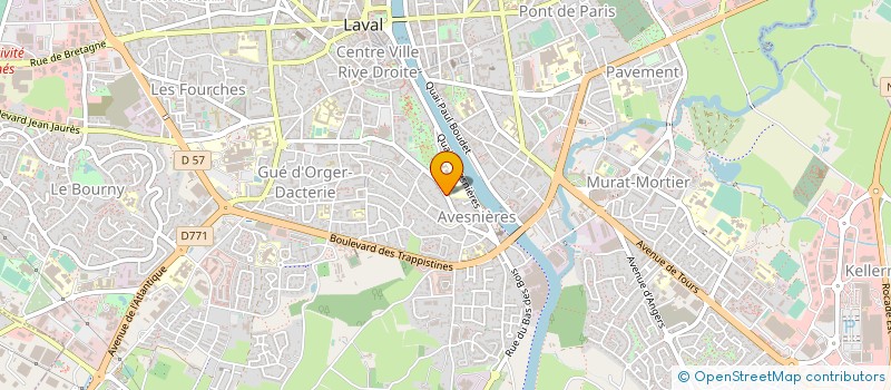 localisation de l'entreprise MONSIEUR ARNAUD BOURGOIN à LAVAL