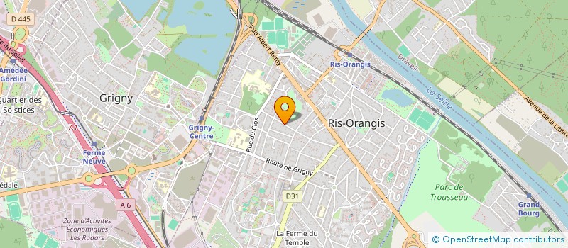 localisation de l'entreprise MONSIEUR ARNAUD BOURGOING à RIS-ORANGIS