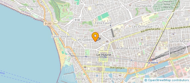 localisation de l'entreprise MONSIEUR ARNAUD BOURLE à LE HAVRE