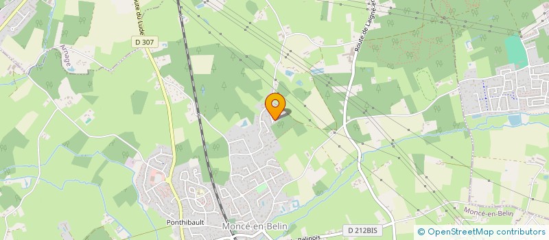 localisation de l'entreprise MONSIEUR ARNAUD BOURNE  MONCE-EN-BELIN