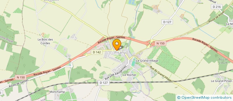 localisation de l'entreprise MONSIEUR ARNAUD BOURON  PISANY