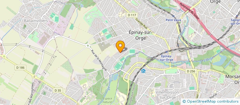 localisation de l'entreprise MONSIEUR ARNAUD BOUTEILLE  EPINAY-SUR-ORGE